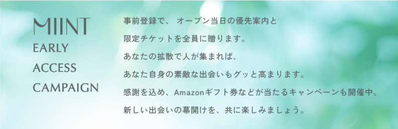 MIINT Early Access Campaign